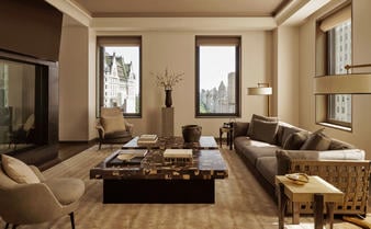 Aman New York, USA - Residences - Living Area